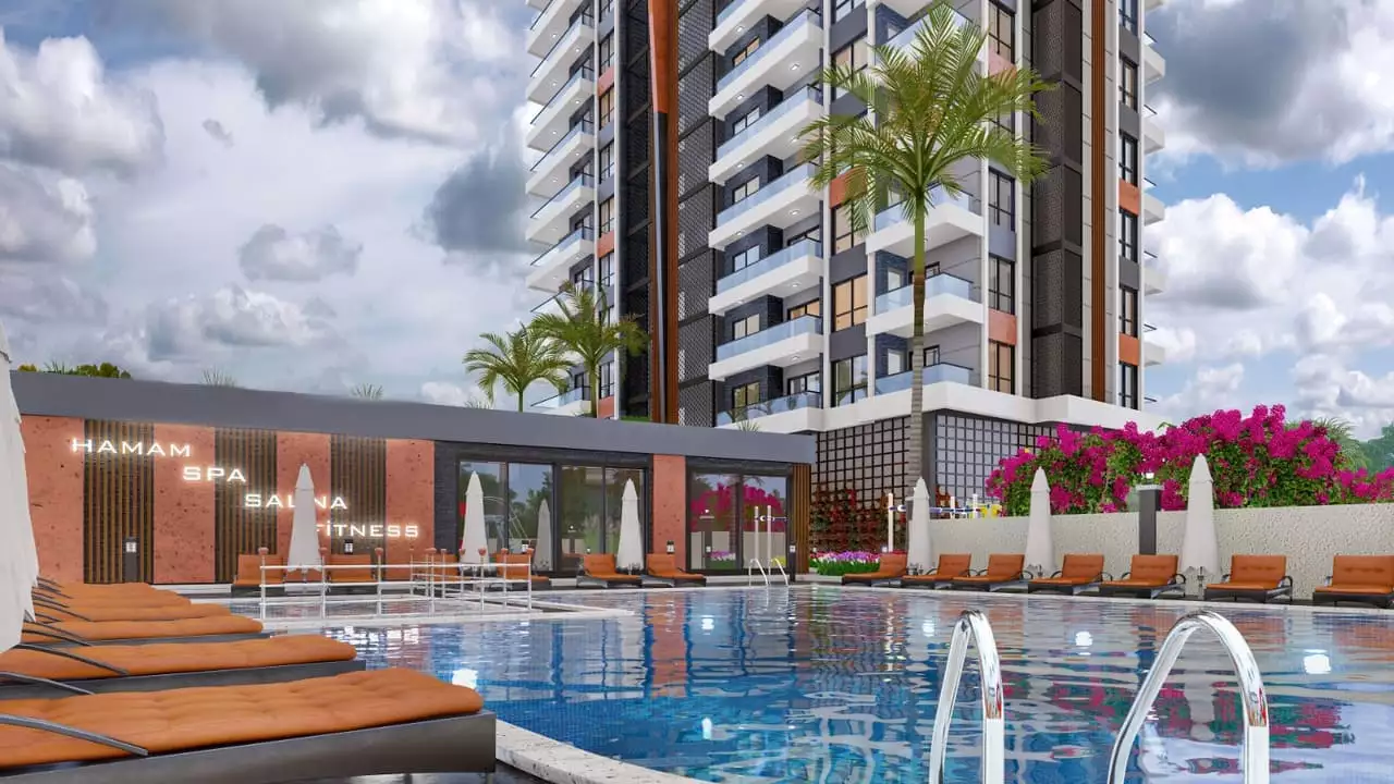 Квартира 53м² в Турции, Махмутлар. Стоимостью 167500€ аренда фото-8