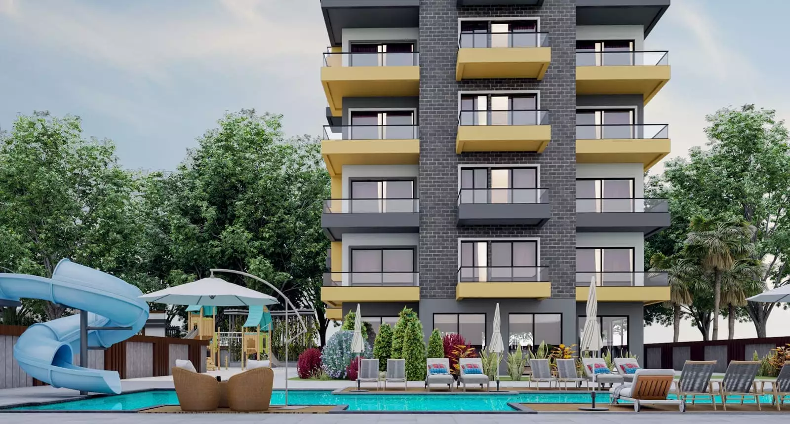 Квартира 50м² в Турции, Демирташ. Стоимостью 125000€ аренда фото-14