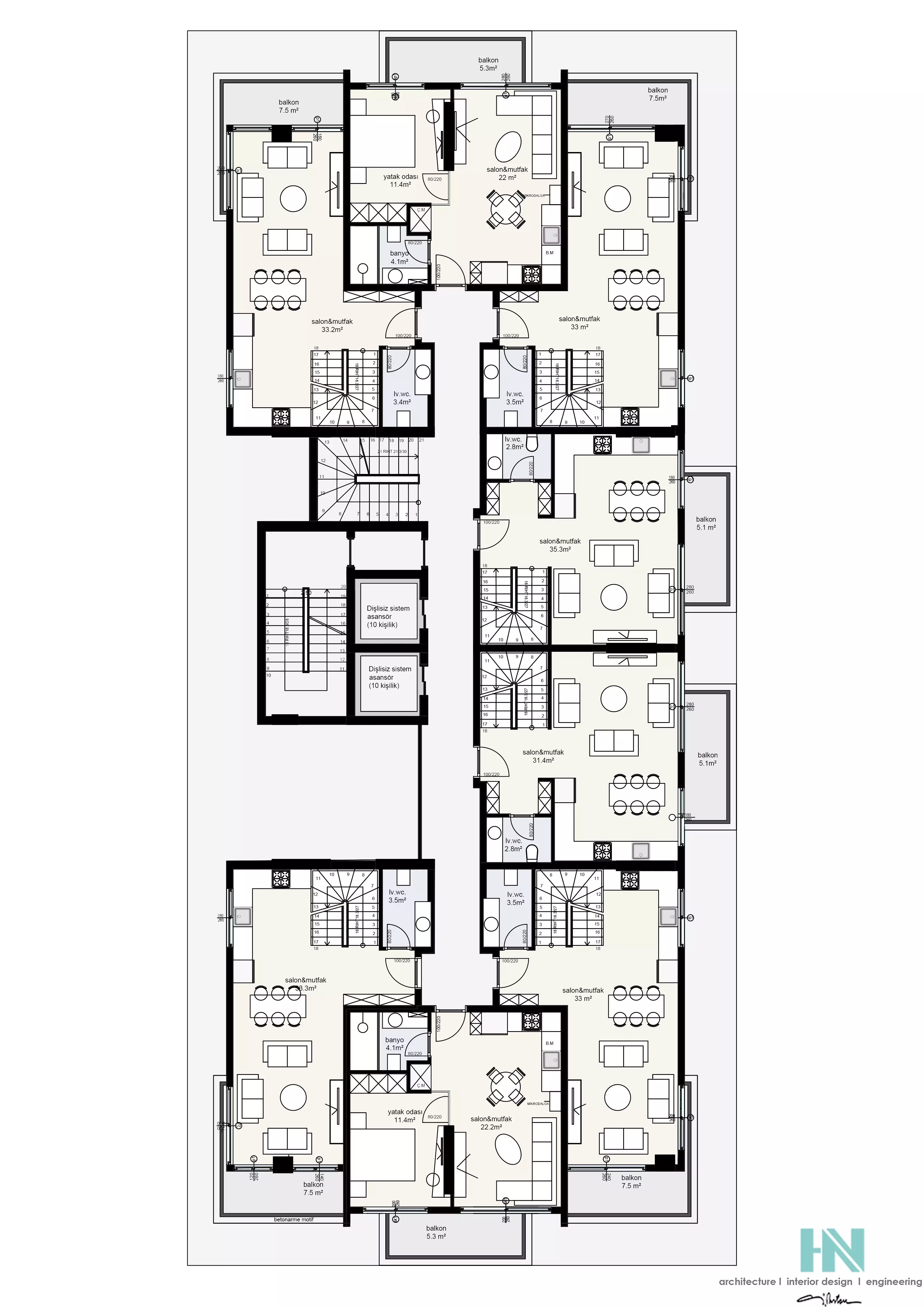 Квартира 60м² в Турции, Аланья. Стоимостью 259000€ аренда фото-14