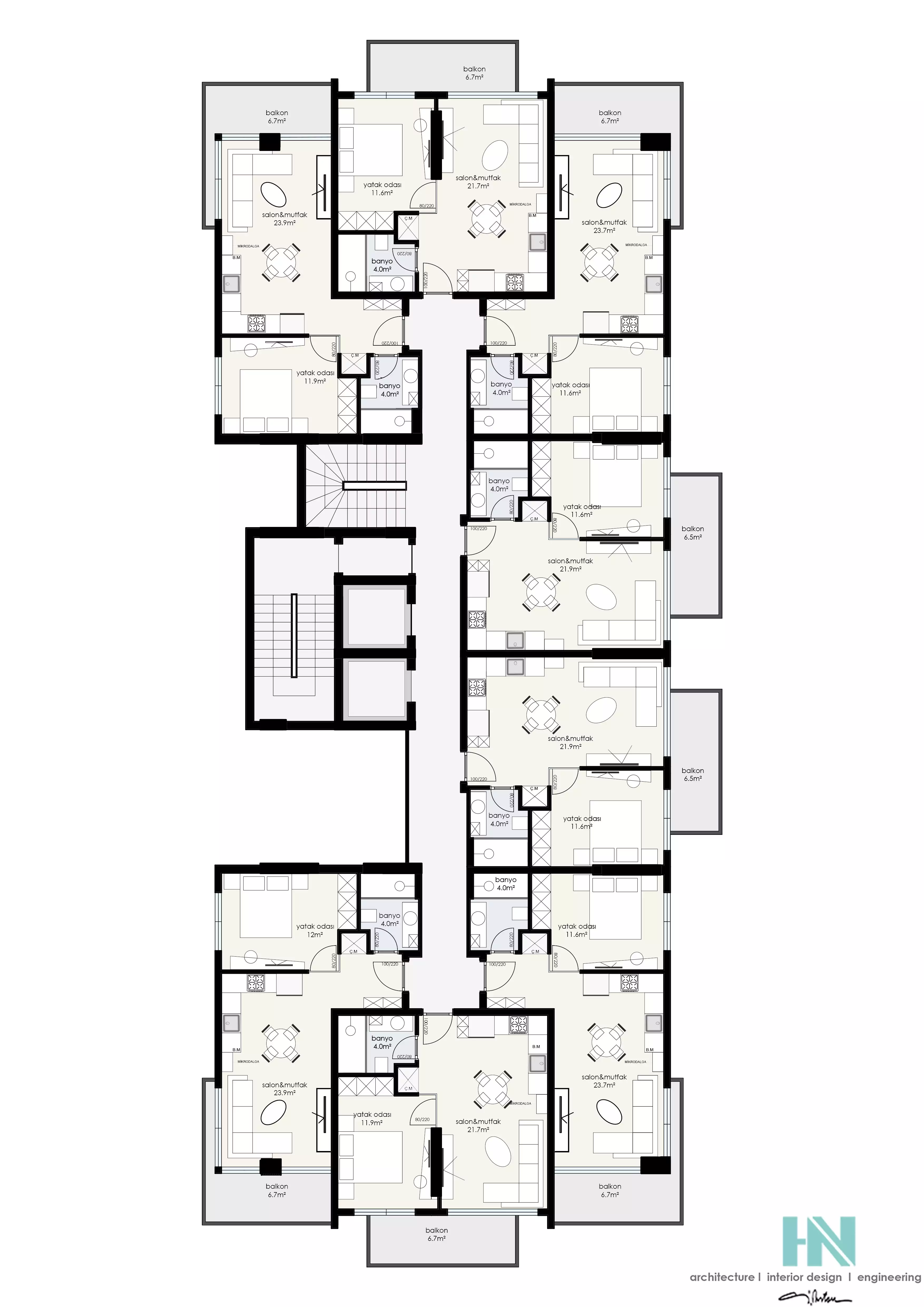 Квартира 60м² в Турции, Аланья. Стоимостью 259000€ аренда фото-16