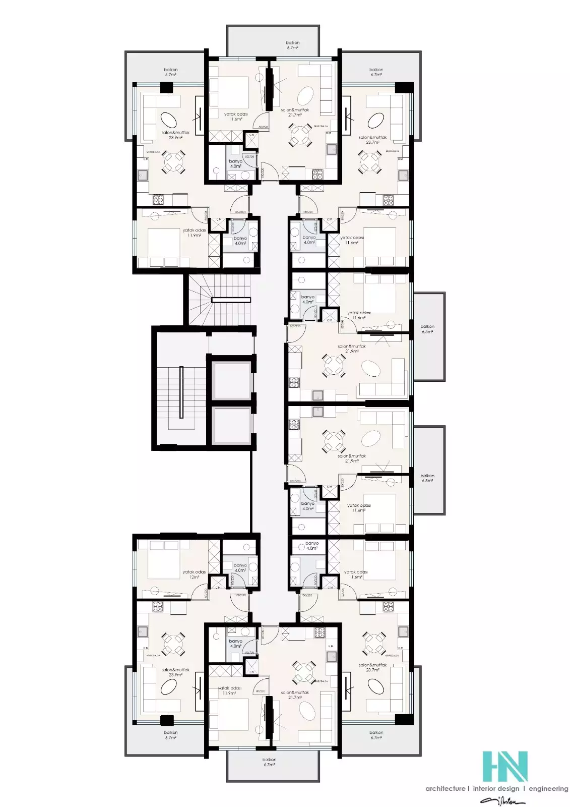 Квартира 60м² в Турции, Аланья. Стоимостью 259000€ аренда фото-19