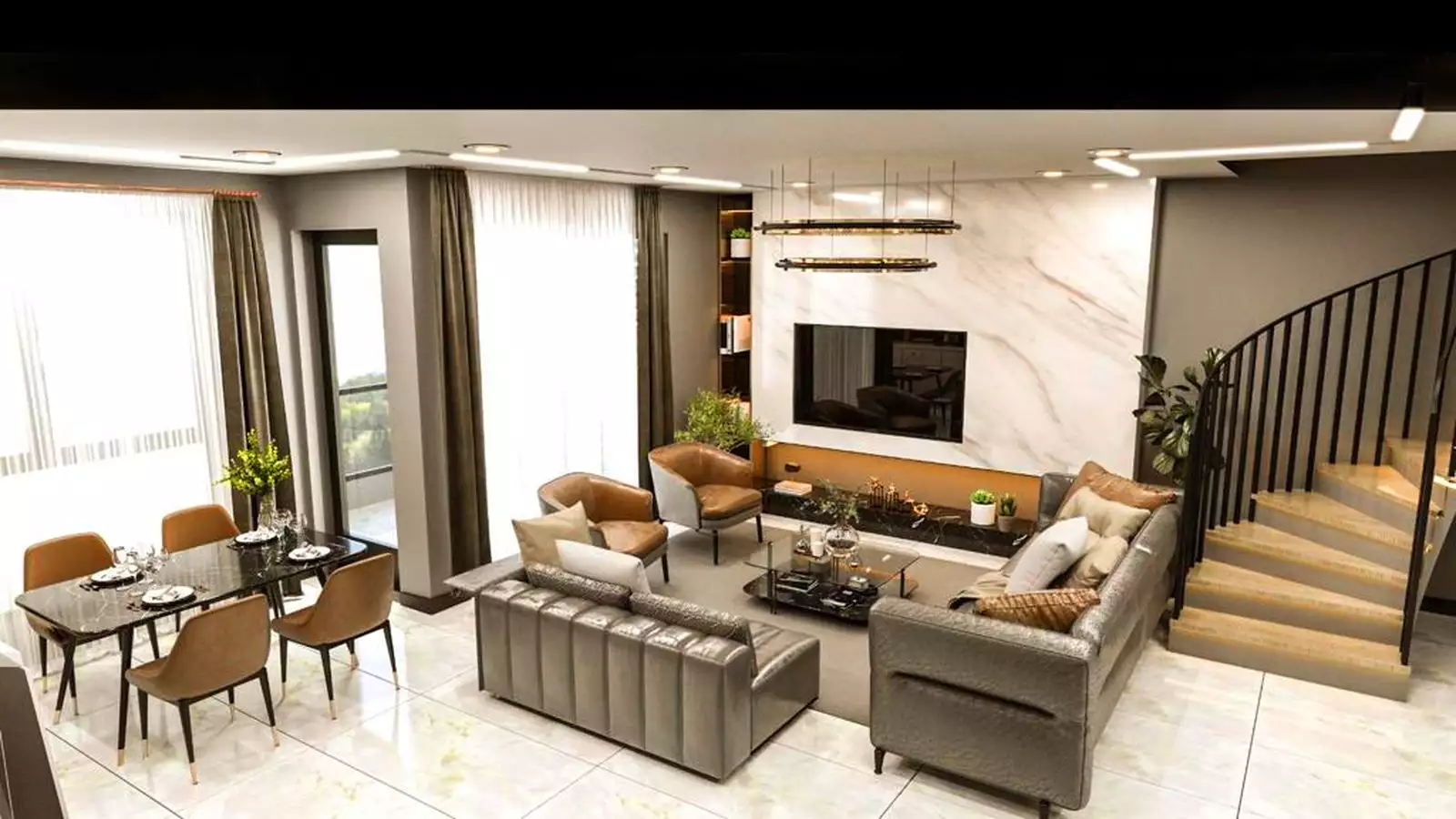 Квартира 56м² в Турции, Авсаллар. Стоимостью 100000€ аренда фото-23