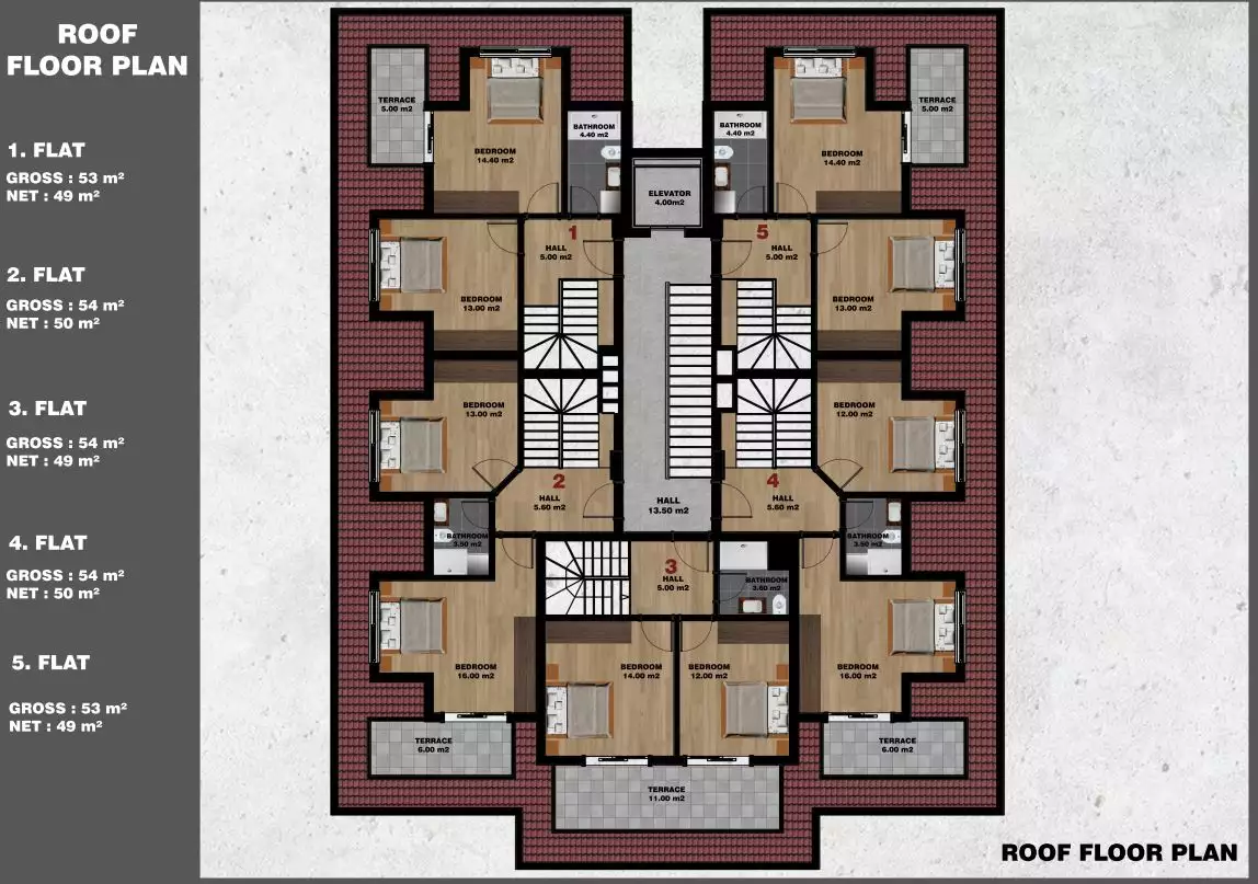 Квартира 60м² в Турции, Авсаллар. Стоимостью 88900€ аренда фото-27