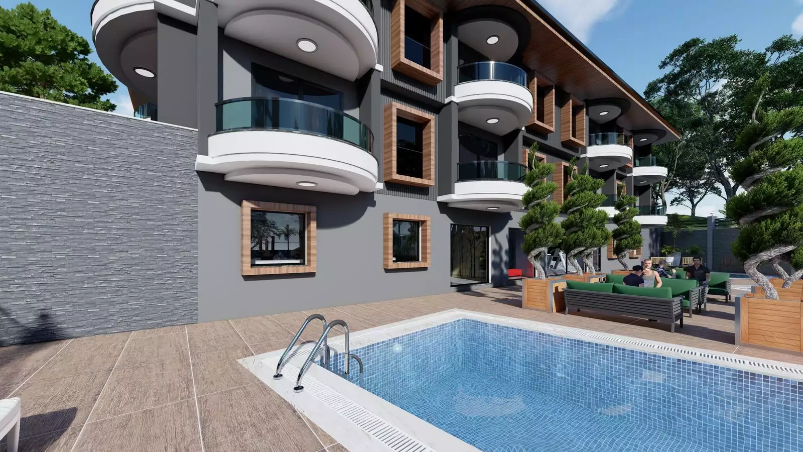 Квартира 61м² в Турции, Авсаллар. Стоимостью 190000€ аренда фото-10