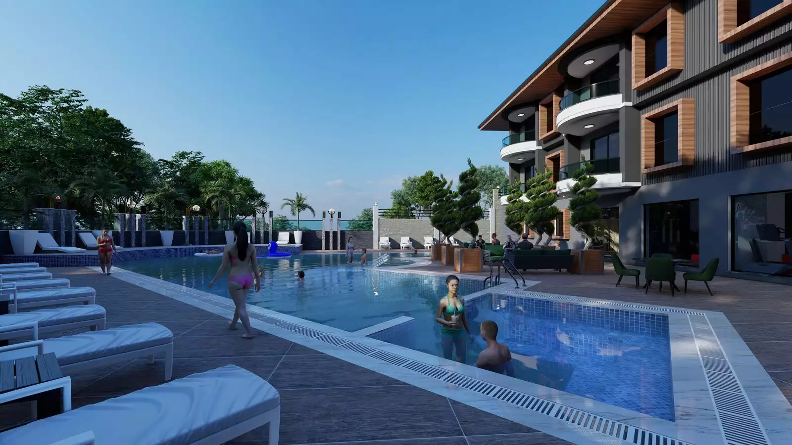 Квартира 61м² в Турции, Авсаллар. Стоимостью 190000€ аренда фото-14