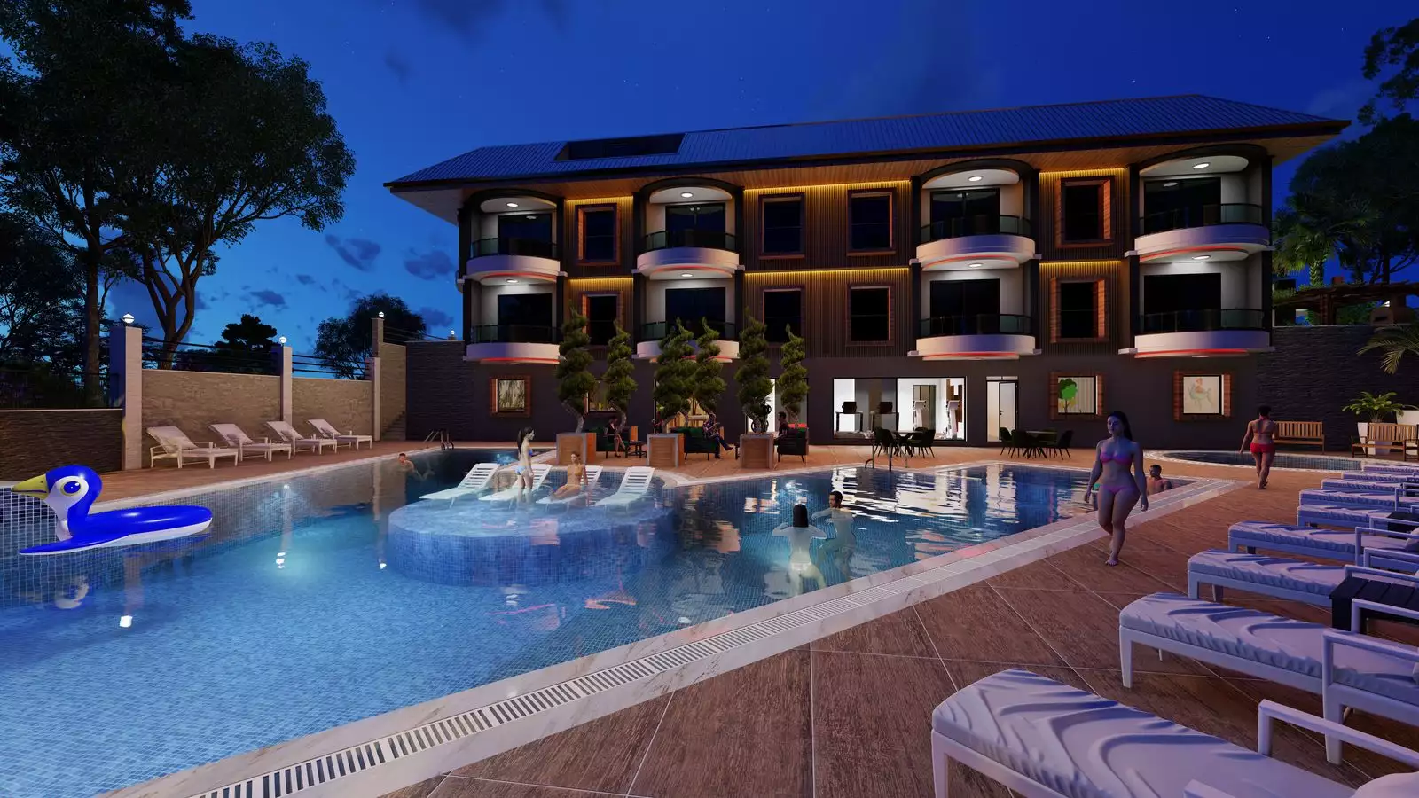 Квартира 61м² в Турции, Авсаллар. Стоимостью 190000€ аренда фото-16