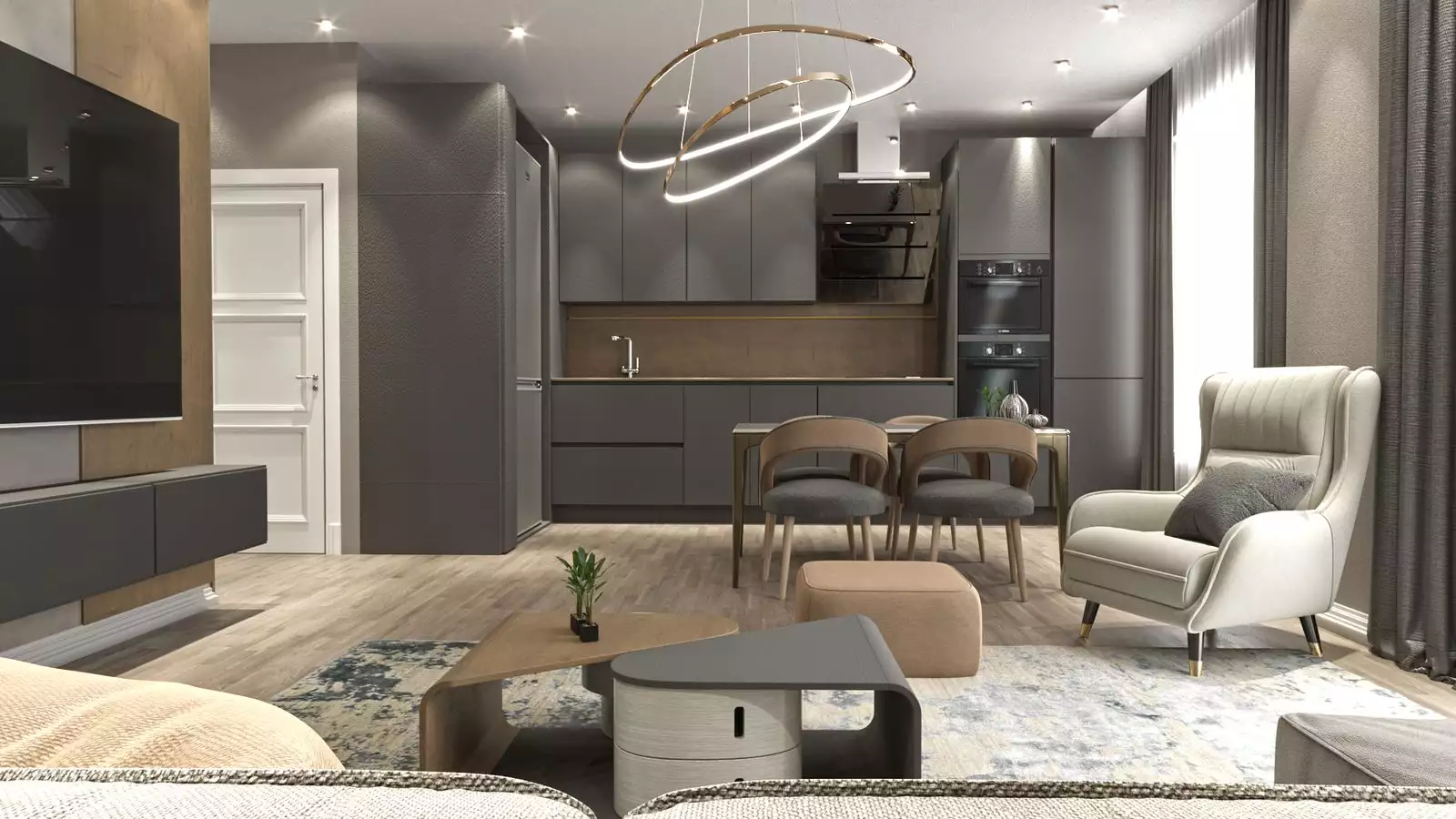 Квартира 61м² в Турции, Авсаллар. Стоимостью 190000€ аренда фото-28