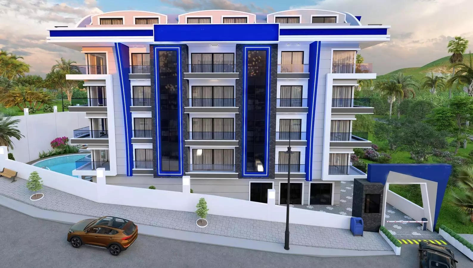 Квартира 57м² в Турции, Конаклы. Стоимостью 93000€ аренда фото-4
