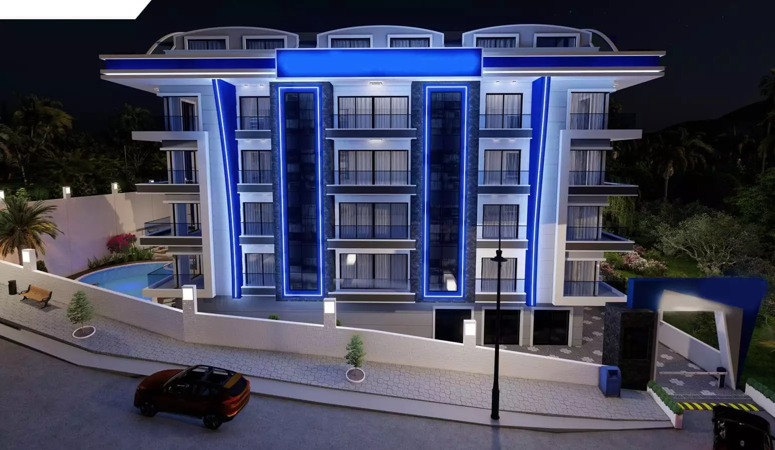 Квартира 57м² в Турции, Конаклы. Стоимостью 93000€ аренда фото-8