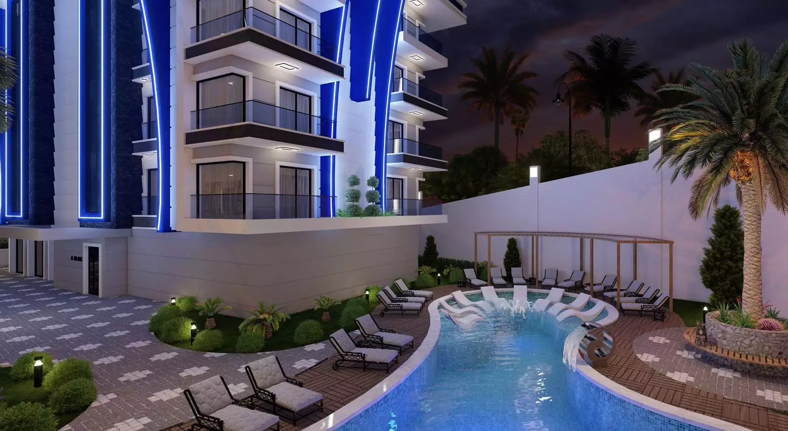 Квартира 57м² в Турции, Конаклы. Стоимостью 93000€ аренда фото-10