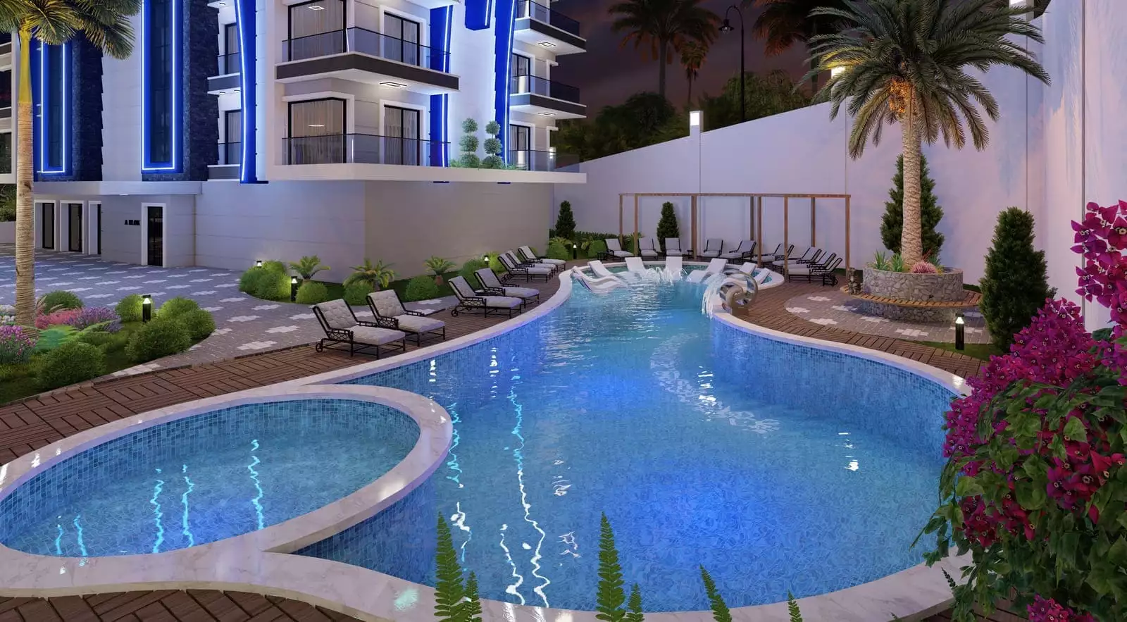 Квартира 57м² в Турции, Конаклы. Стоимостью 93000€ аренда фото-11