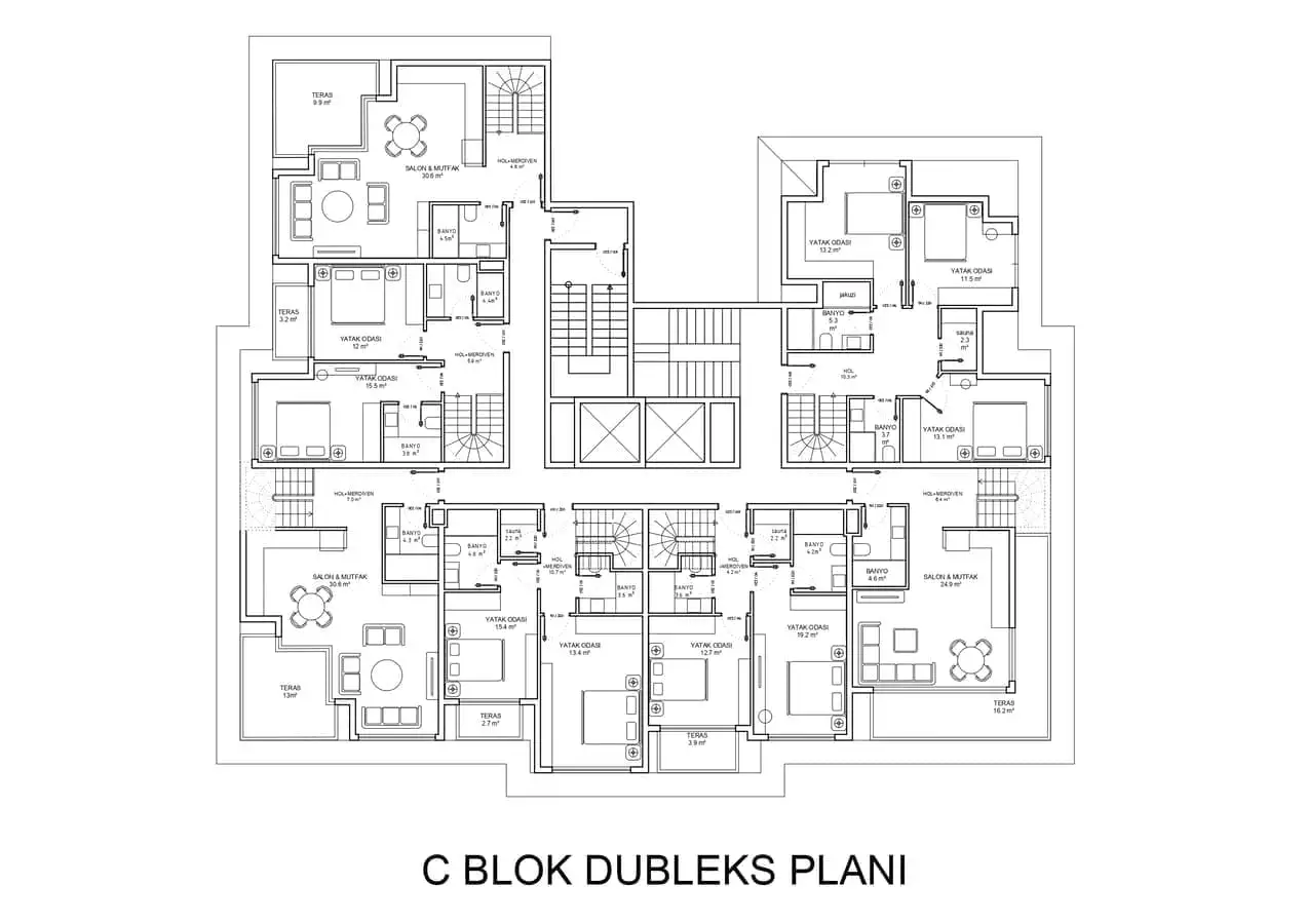 Квартира 69м² в Турции, Аланья. Стоимостью 243400€ аренда фото-27