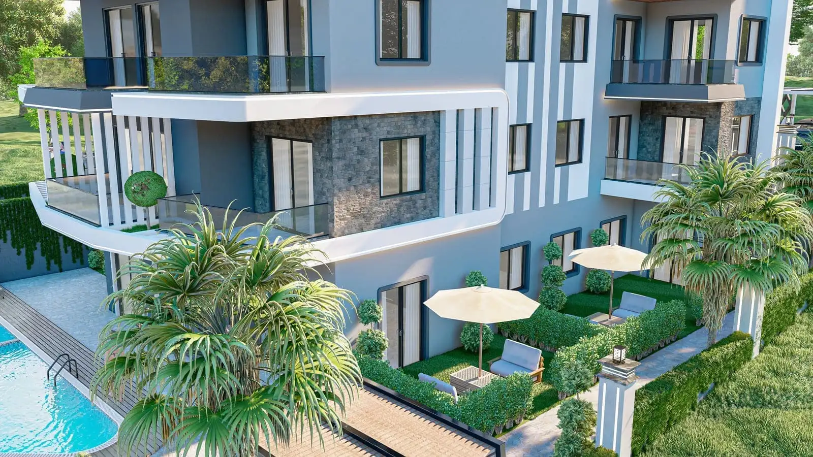 Квартира 47м² в Турции, Демирташ. Стоимостью 93000€ аренда фото-6