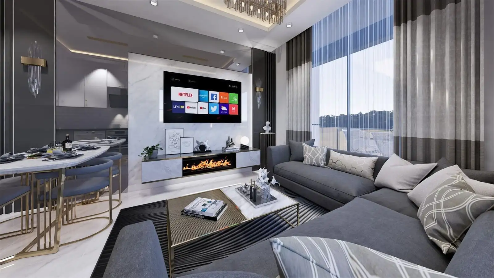 Квартира 47м² в Турции, Демирташ. Стоимостью 93000€ аренда фото-17