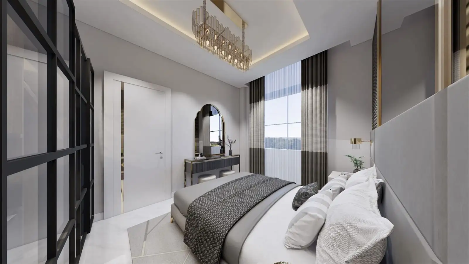 Квартира 47м² в Турции, Демирташ. Стоимостью 93000€ аренда фото-18