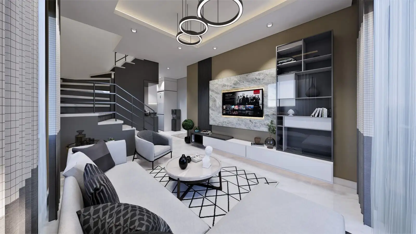 Квартира 47м² в Турции, Демирташ. Стоимостью 93000€ аренда фото-21