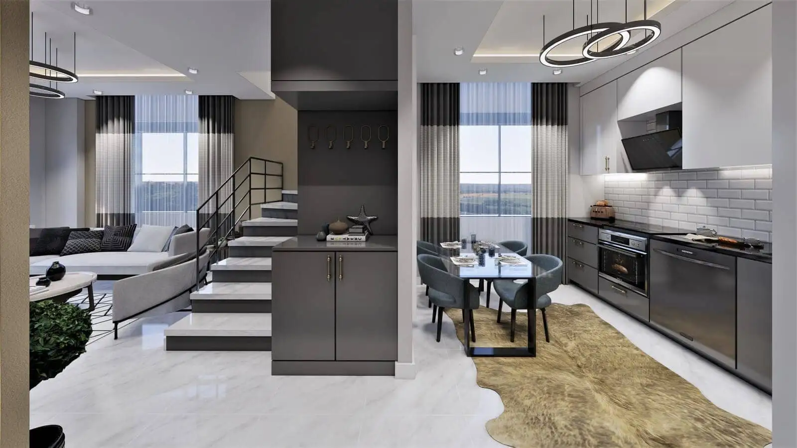 Квартира 47м² в Турции, Демирташ. Стоимостью 93000€ аренда фото-23