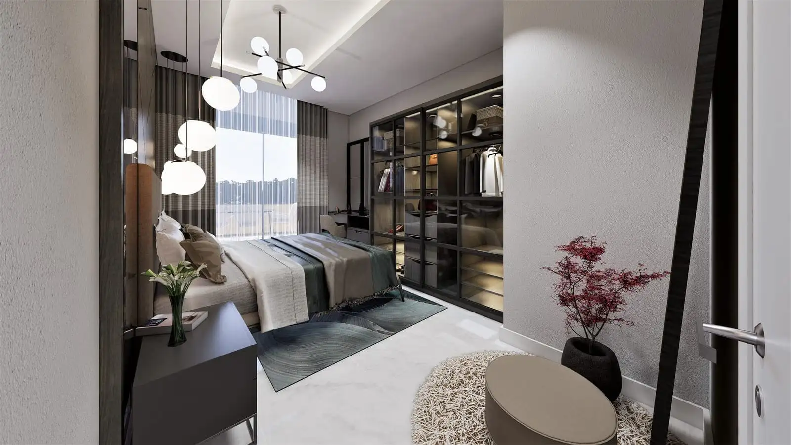 Квартира 47м² в Турции, Демирташ. Стоимостью 93000€ аренда фото-26