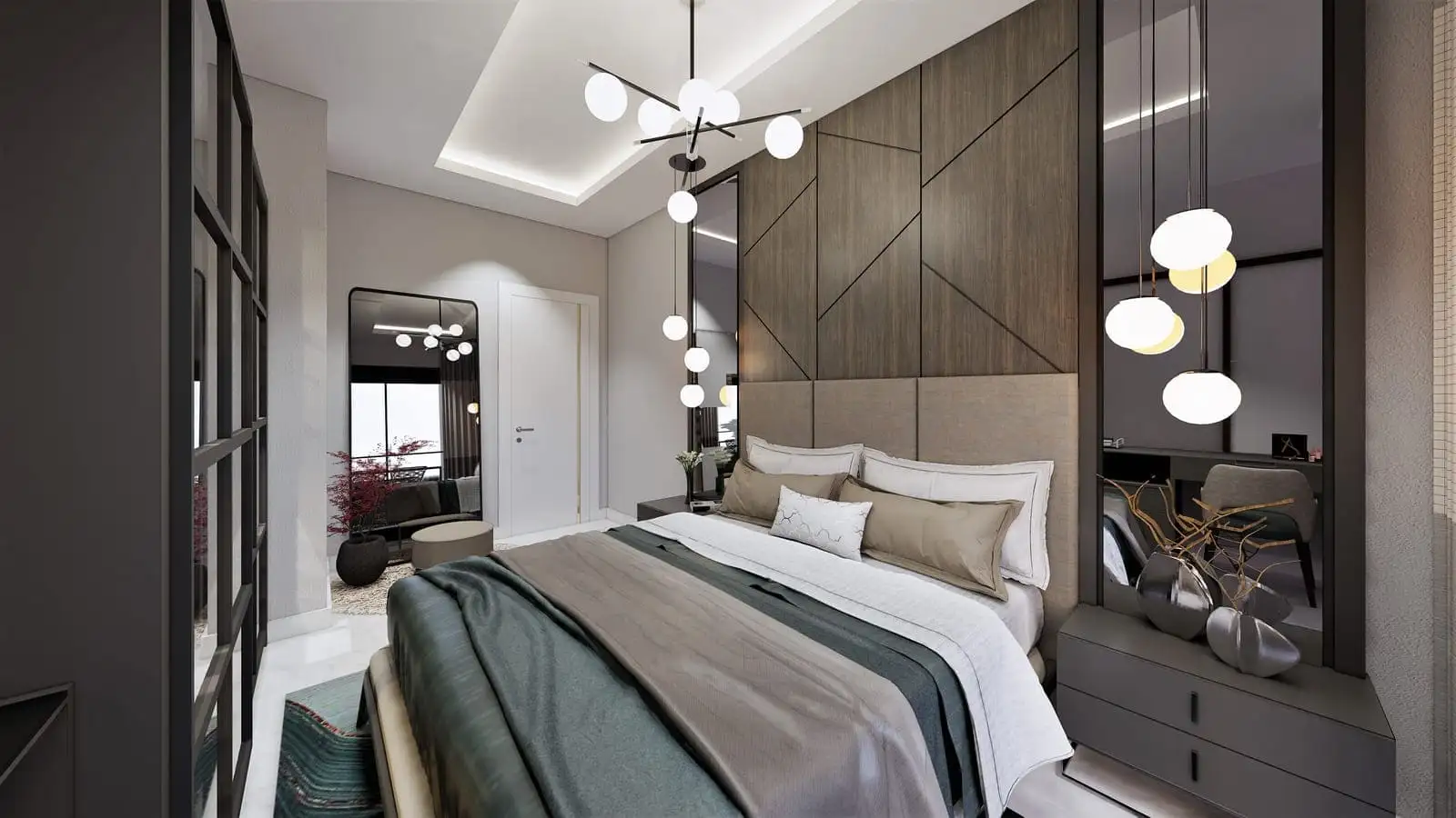 Квартира 47м² в Турции, Демирташ. Стоимостью 93000€ аренда фото-28