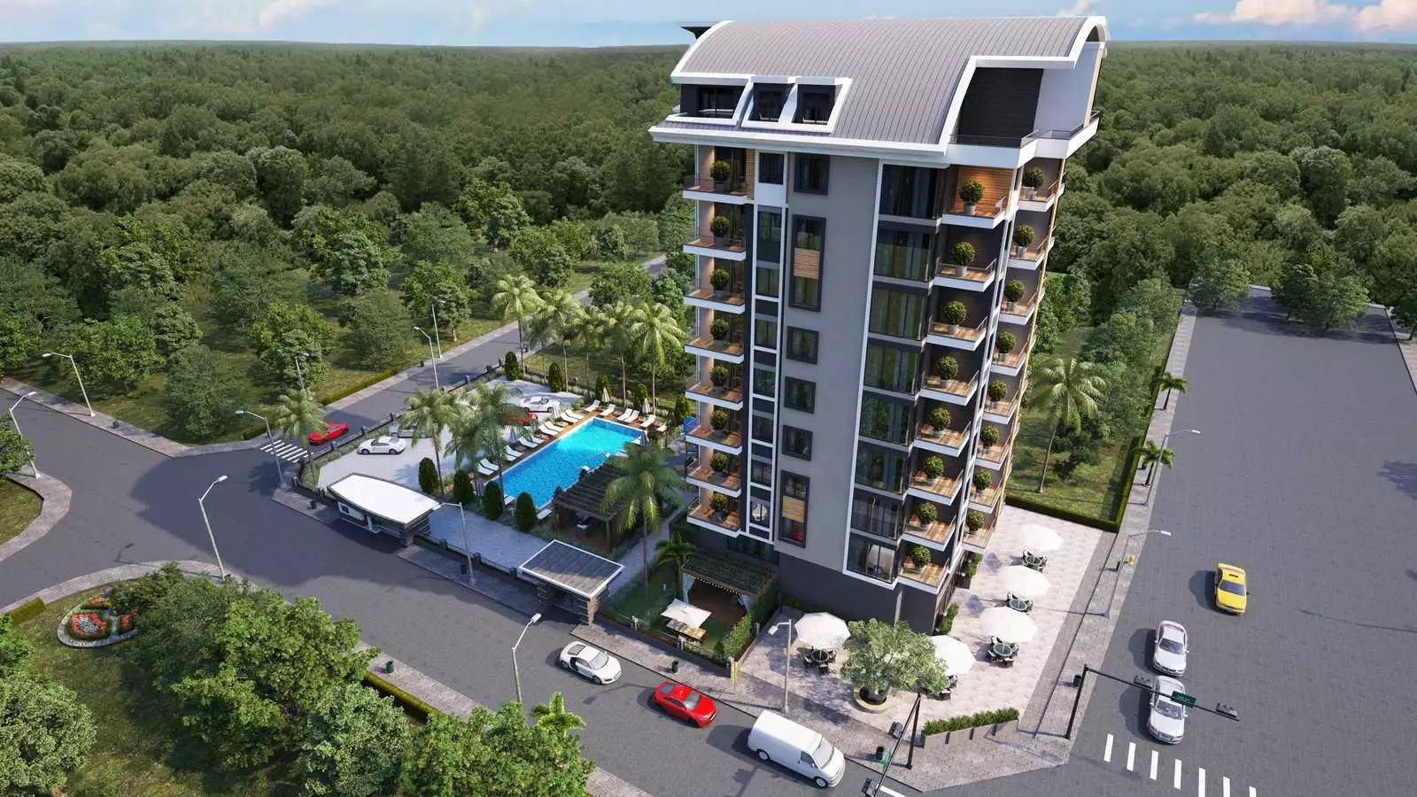 Квартира 50м² в Турции, Махмутлар. Стоимостью 115000€ аренда фото-6