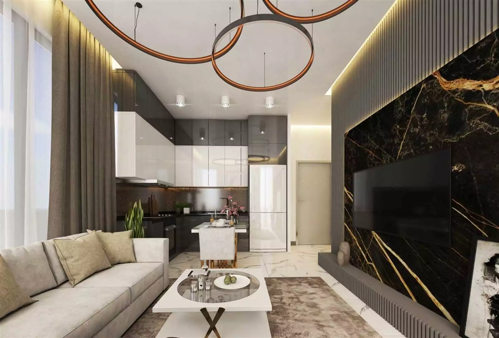 Квартира 50м² в Турции, Махмутлар. Стоимостью 115000€ аренда фото-12