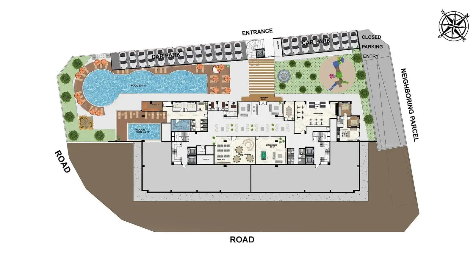 Квартира 47м² в Турции, Махмутлар. Стоимостью 161000€ аренда фото-26