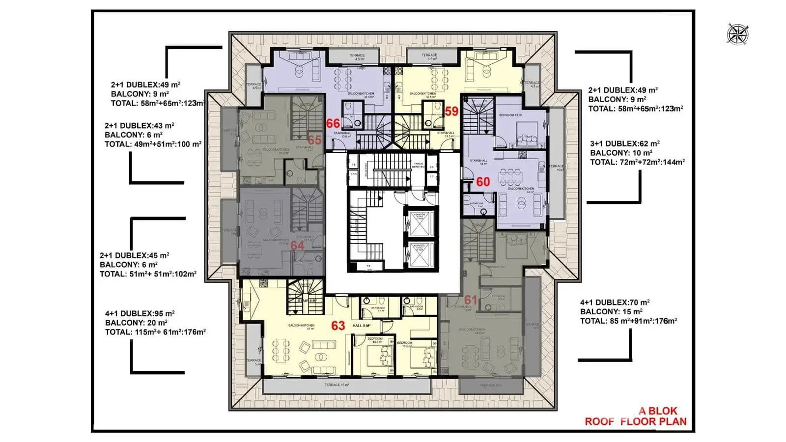 Квартира 47м² в Турции, Махмутлар. Стоимостью 161000€ аренда фото-31