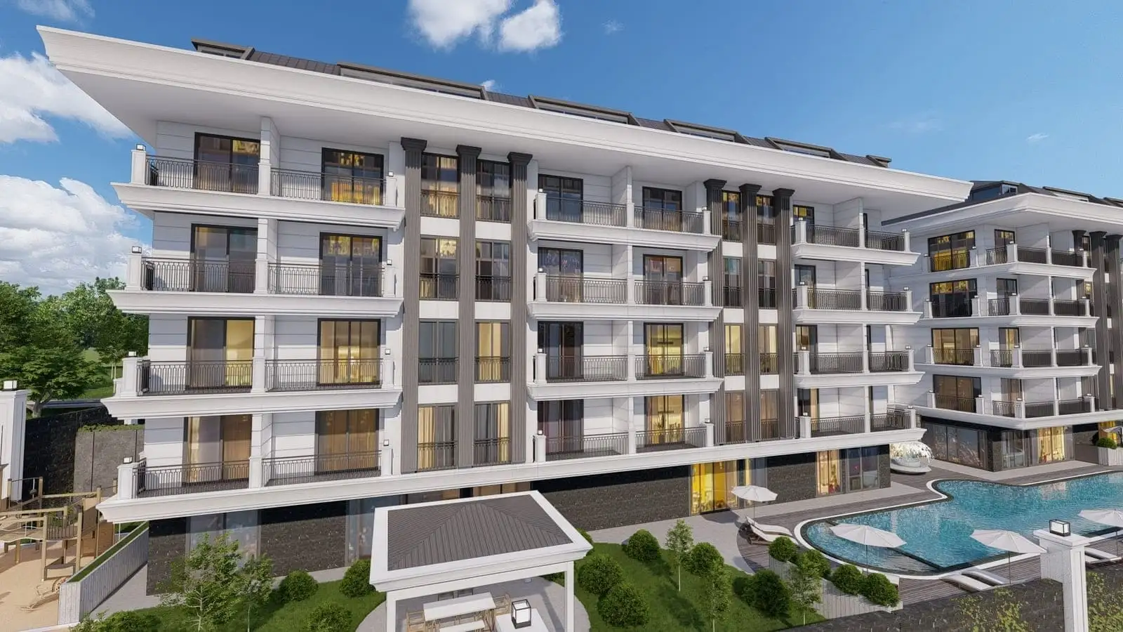 Квартира 51м² в Турции, Конаклы. Стоимостью 110000€ аренда фото-4