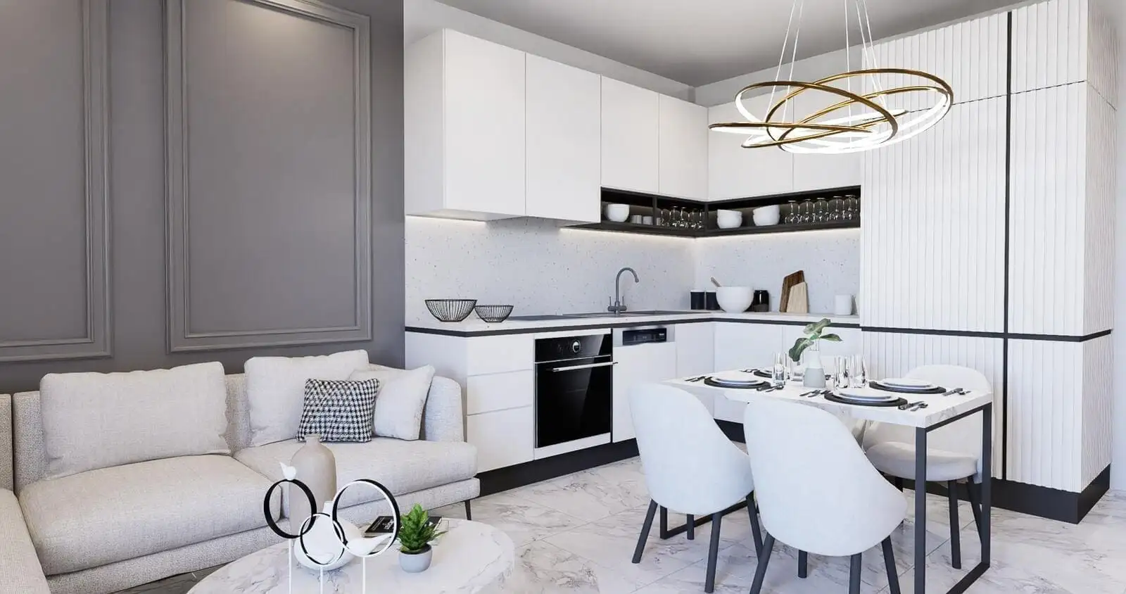 Квартира 51м² в Турции, Конаклы. Стоимостью 110000€ аренда фото-21