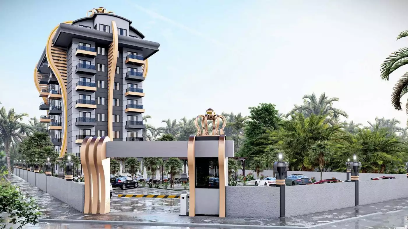 Квартира 46м² в Турции, Газипаша. Стоимостью 117082€ аренда фото-1