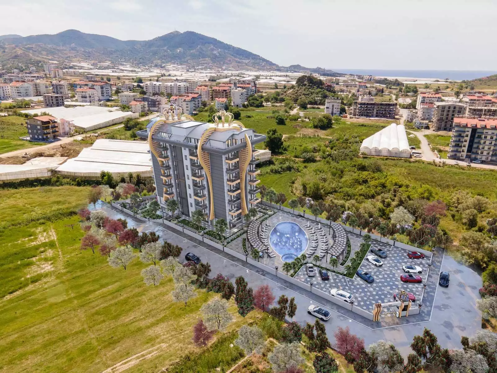 Квартира 46м² в Турции, Газипаша. Стоимостью 117082€ аренда фото-2