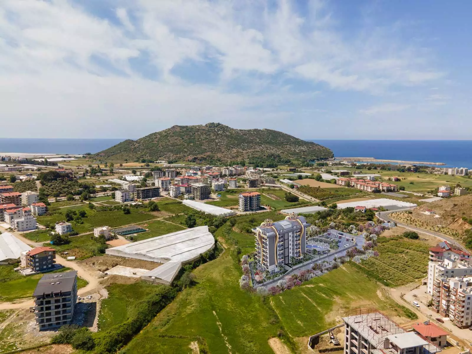 Квартира 46м² в Турции, Газипаша. Стоимостью 117082€ аренда фото-4