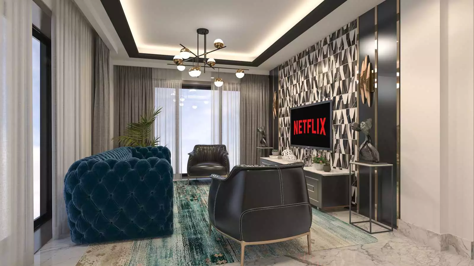 Квартира 46м² в Турции, Газипаша. Стоимостью 117082€ аренда фото-25