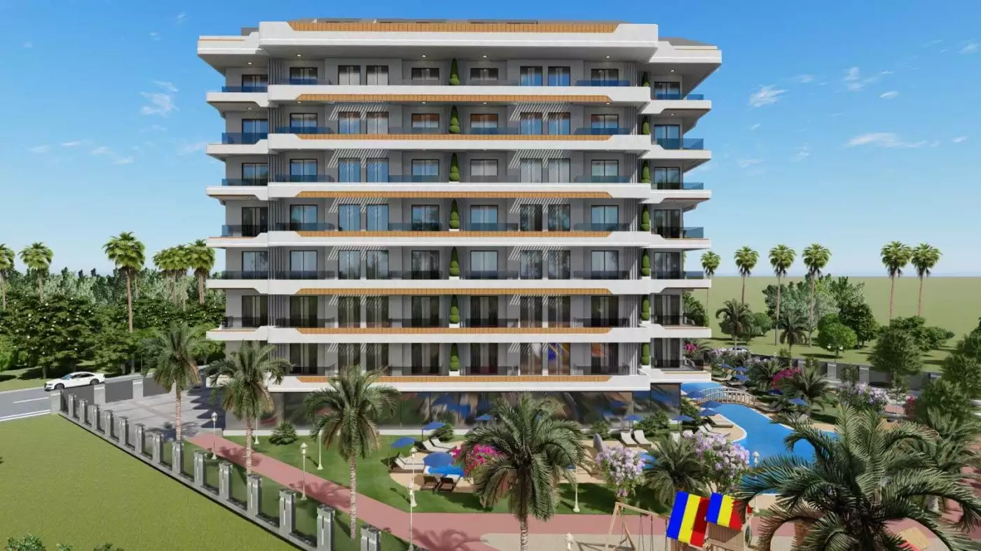 Квартира 51м² в Турции, Газипаша. Стоимостью 119000€ аренда фото-1