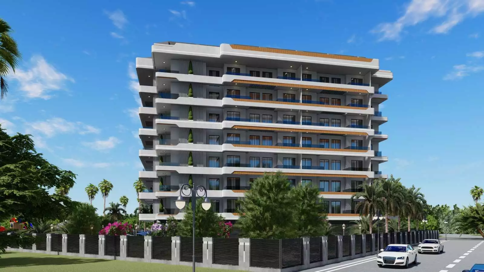 Квартира 51м² в Турции, Газипаша. Стоимостью 119000€ аренда фото-3
