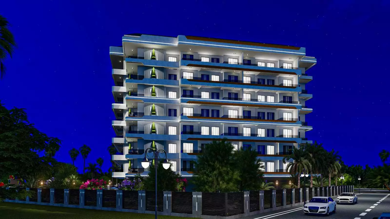 Квартира 51м² в Турции, Газипаша. Стоимостью 119000€ аренда фото-4