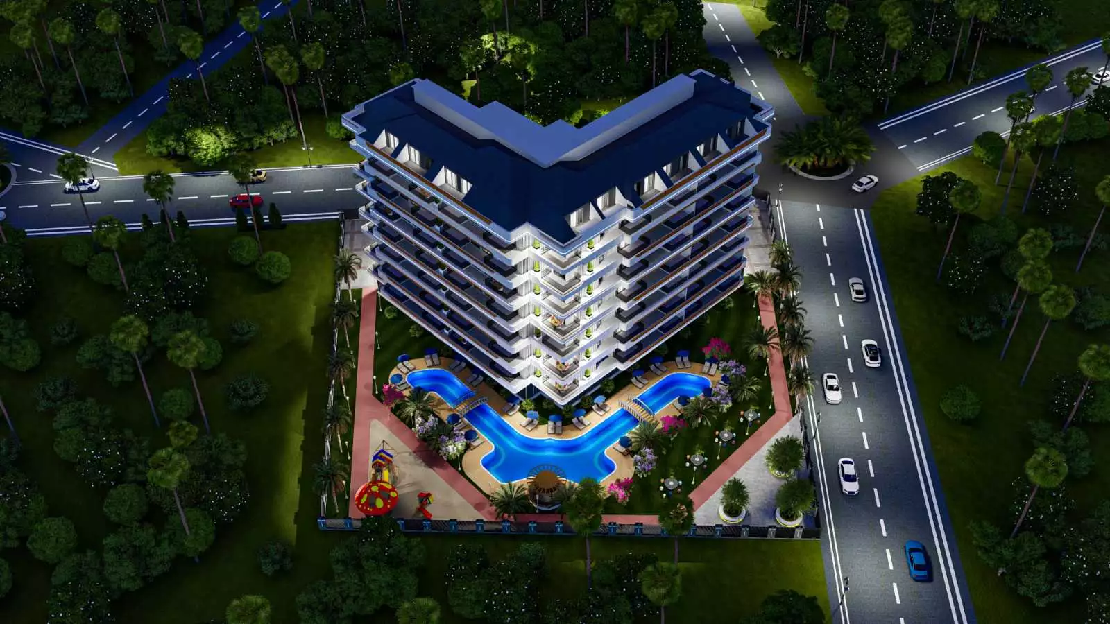 Квартира 51м² в Турции, Газипаша. Стоимостью 119000€ аренда фото-6