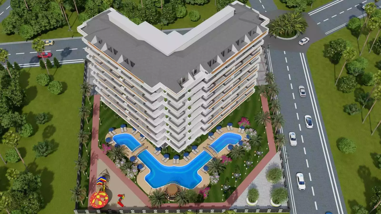 Квартира 51м² в Турции, Газипаша. Стоимостью 119000€ аренда фото-7
