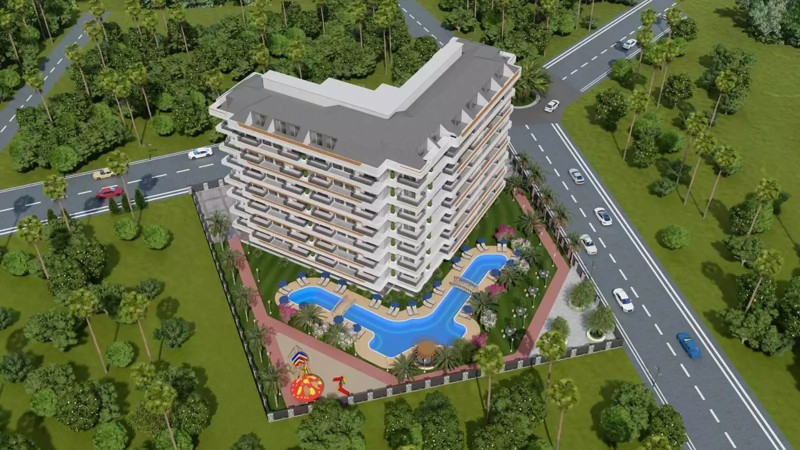 Квартира 51м² в Турции, Газипаша. Стоимостью 119000€ аренда фото-8