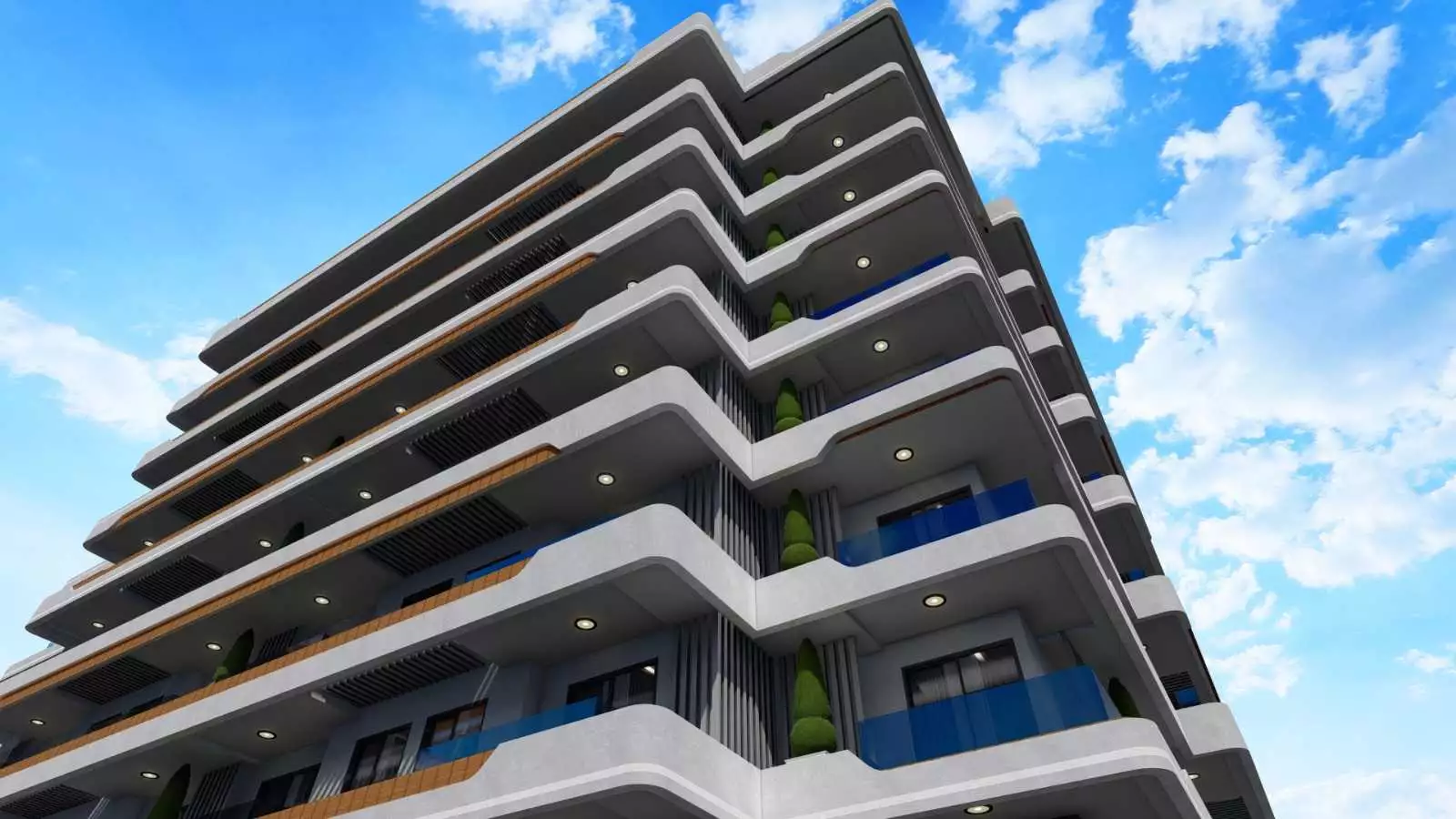 Квартира 51м² в Турции, Газипаша. Стоимостью 119000€ аренда фото-9