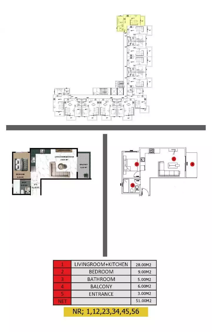 Квартира 51м² в Турции, Газипаша. Стоимостью 119000€ аренда фото-21