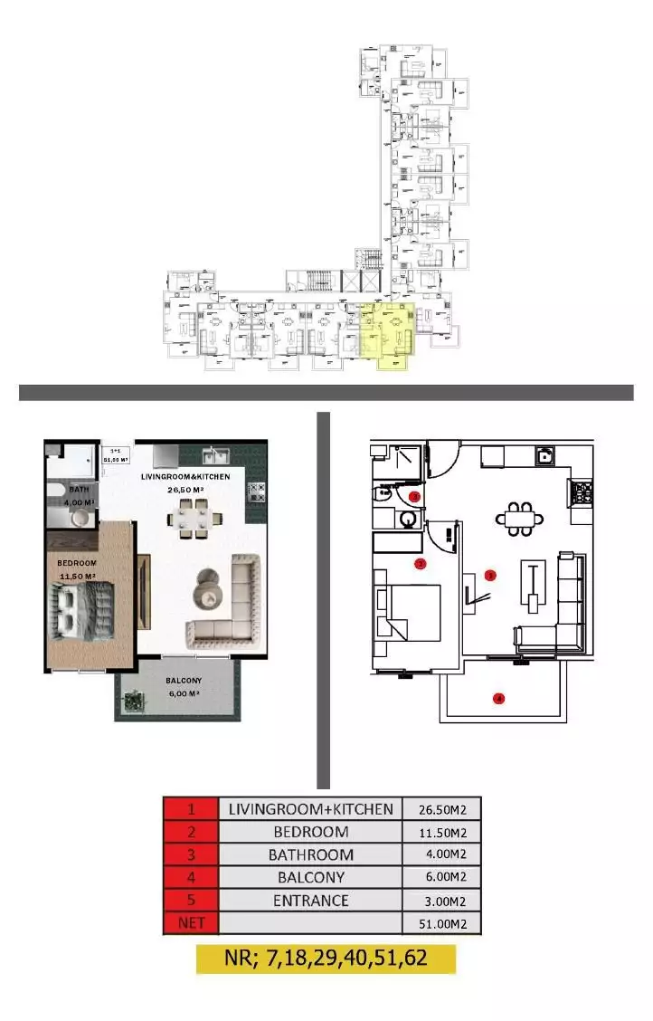 Квартира 51м² в Турции, Газипаша. Стоимостью 119000€ аренда фото-26
