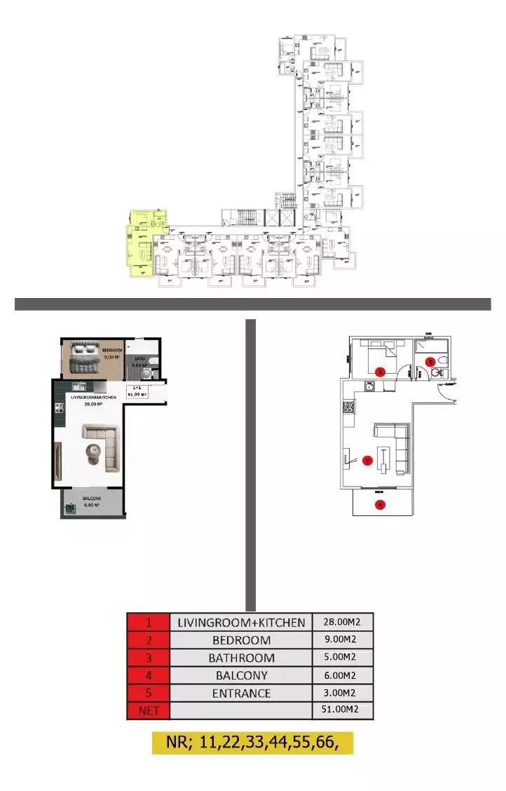 Квартира 51м² в Турции, Газипаша. Стоимостью 119000€ аренда фото-30