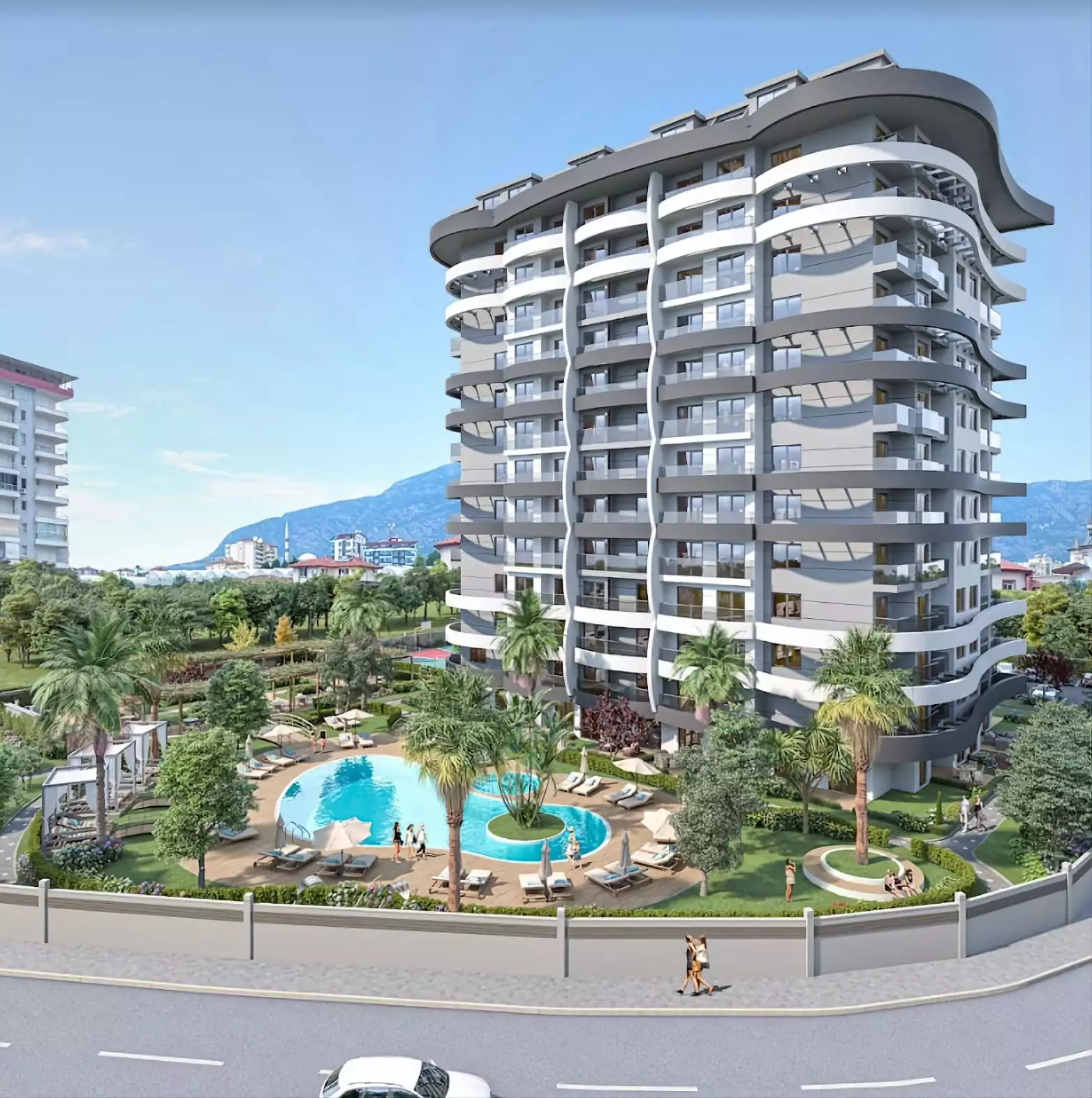 Пентхаус 63м² в Турции, Махмутлар. Стоимостью 144000€ аренда фото-2