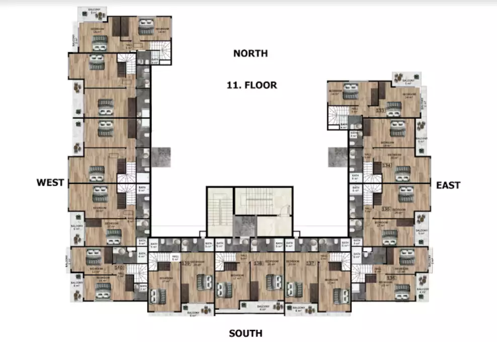 Пентхаус 63м² в Турции, Махмутлар. Стоимостью 144000€ аренда фото-27