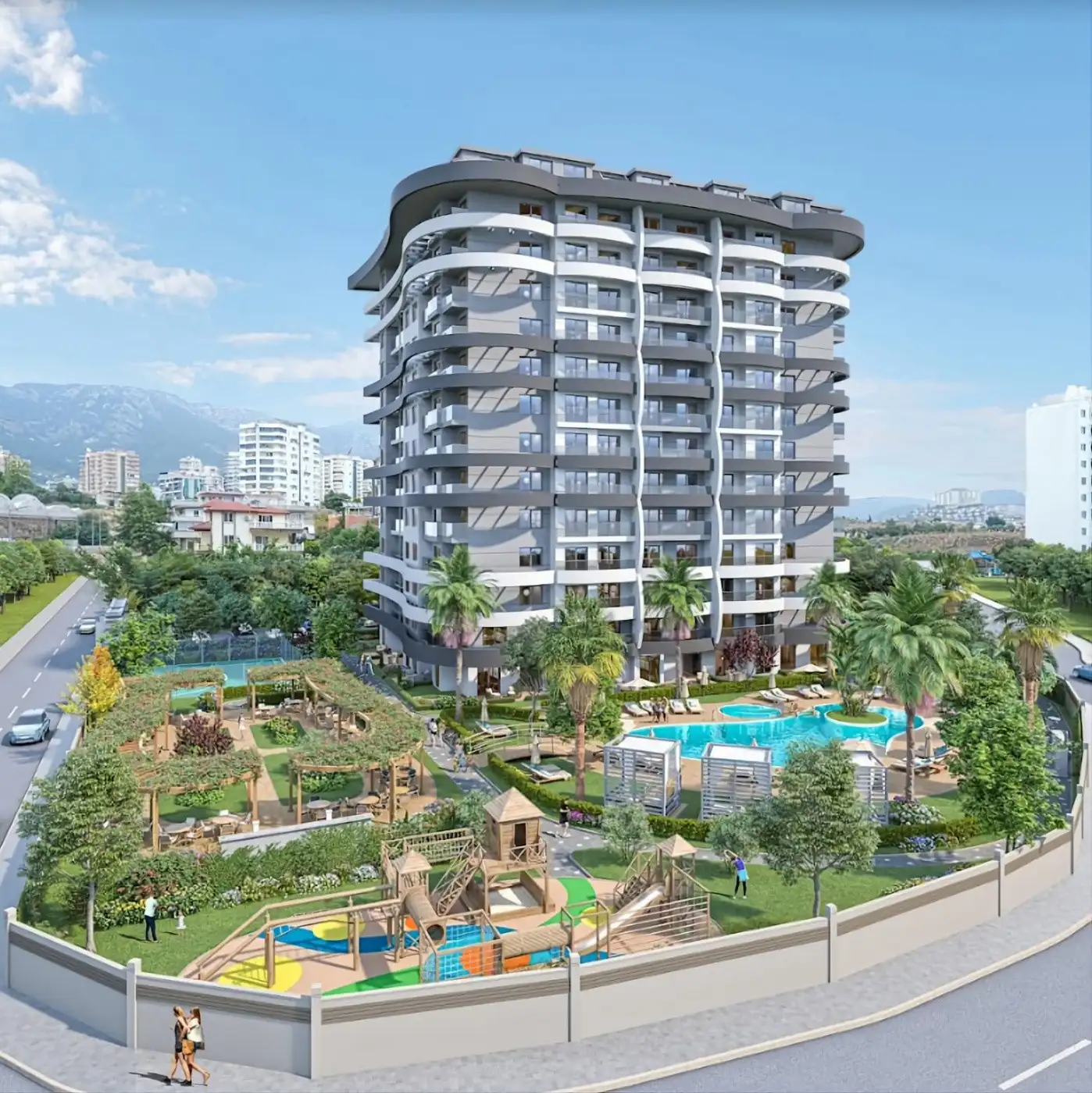 Пентхаус 63м² в Турции, Махмутлар. Стоимостью 144000€ аренда фото-1