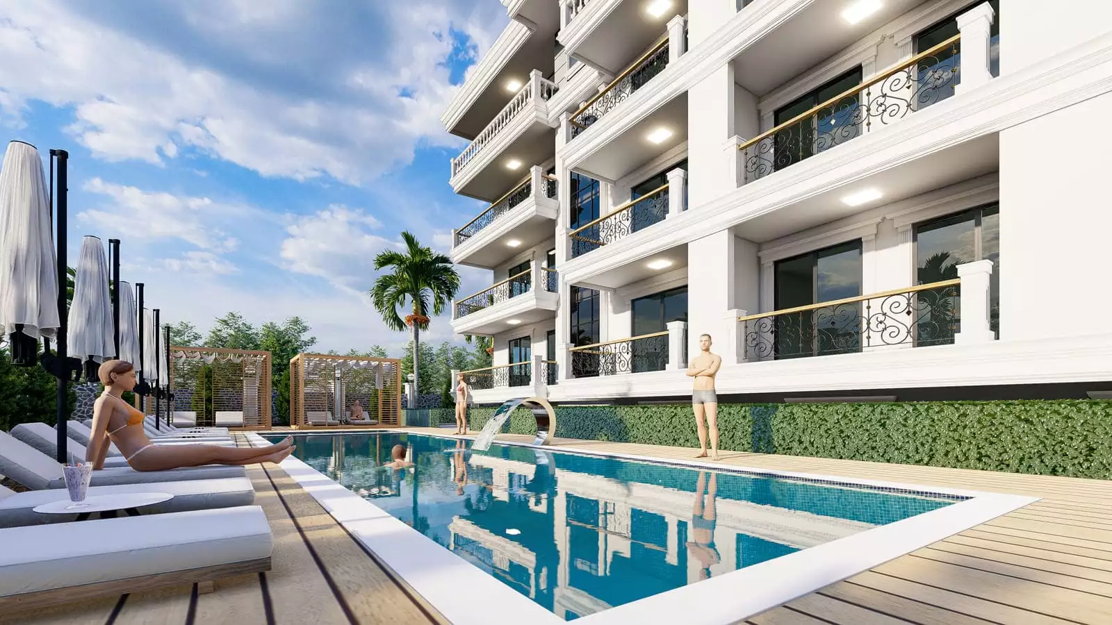Квартира 47м² в Турции, Конаклы. Стоимостью 130000€ аренда фото-4