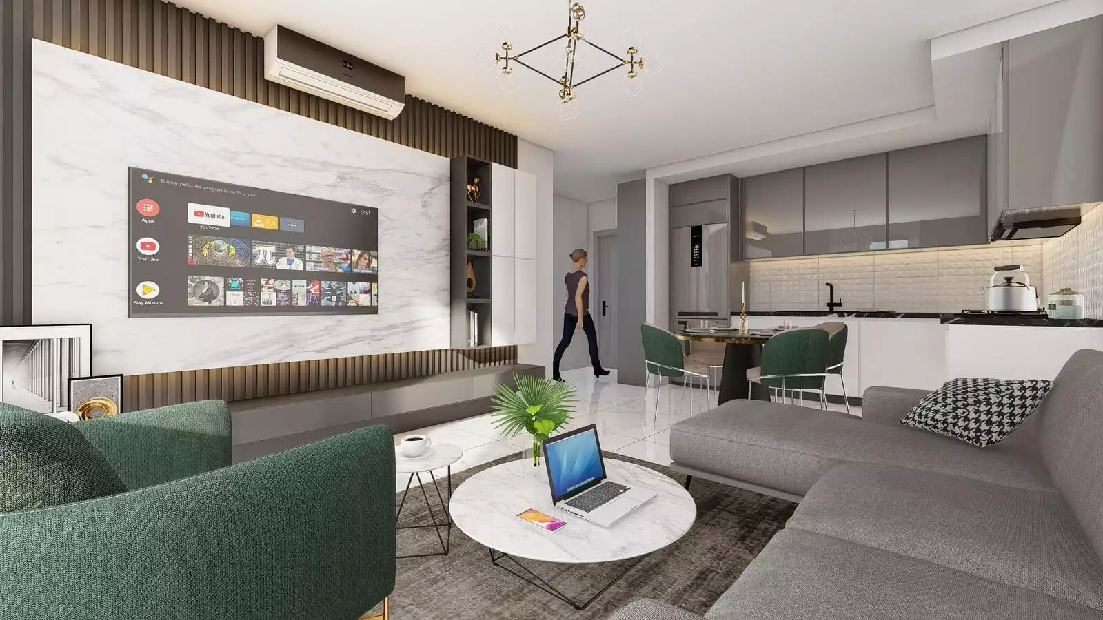 Квартира 47м² в Турции, Конаклы. Стоимостью 130000€ аренда фото-7