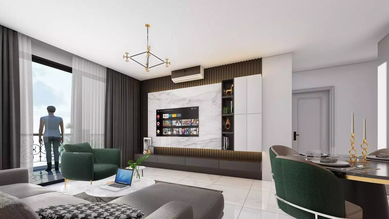 Квартира 47м² в Турции, Конаклы. Стоимостью 130000€ аренда фото-8