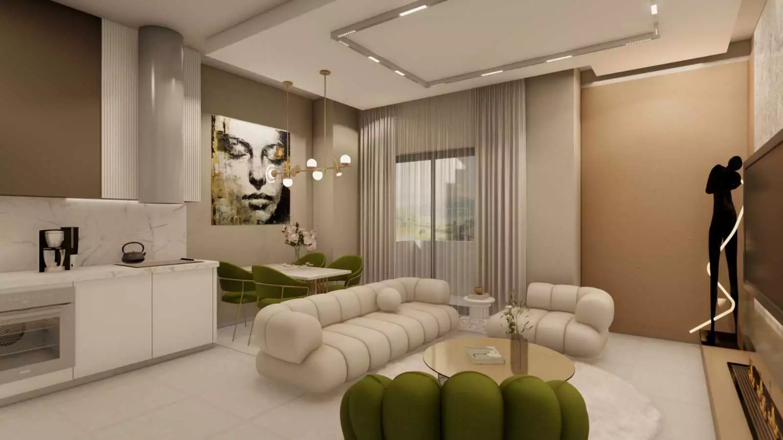 Квартира 50м² в Турции, Аланья. Стоимостью 215000€ аренда фото-24